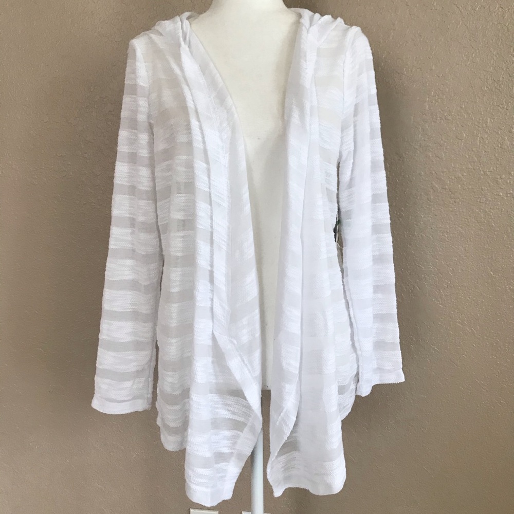 NWT INC Semi-Sheer Cardigan